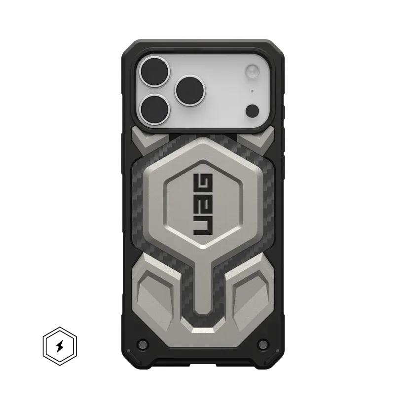 IPHONE 17 SERIES UAG IPHONE MONARCH PRO: MAGSAFE COMPATIBLE, RUGGED, SHOCKPROOF, PREMIUM PROTECTIVE COVER TITANIUM GREY