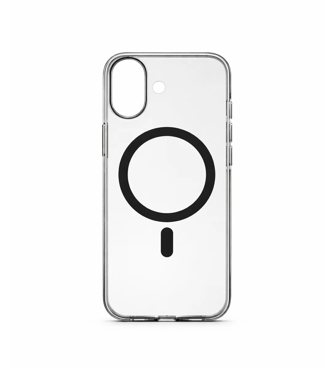 iPhone 17 Series Crystal Clear Green Transparent Case With Built-In Magnetic Ring & Capacitive Camera Control Button Hard PC Back Slim Protective Cover Clear Green