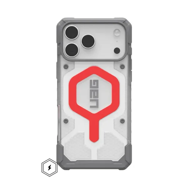 iPhone 17 Series Uag Magsafe pathfinder Armor Lightweight Slim Case For Iphone Military Drop Tested  Transparent Orange