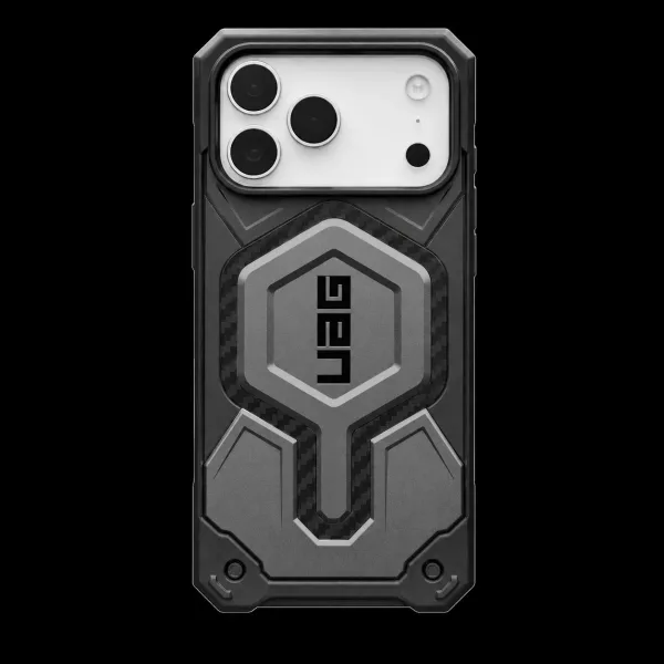 IPHONE 17 SERIES UAG IPHONE MONARCH PRO: MAGSAFE COMPATIBLE, RUGGED, SHOCKPROOF, PREMIUM PROTECTIVE COVER TITANIUM GREY