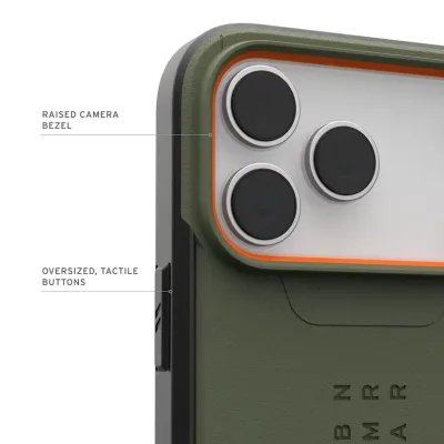 iPhone 17 Series Uag Exclusive Civilian Case  Olive/Orange — alternate view