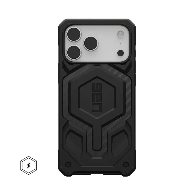IPHONE 17 SERIES UAG IPHONE MONARCH PRO: MAGSAFE COMPATIBLE, RUGGED, SHOCKPROOF, PREMIUM PROTECTIVE COVER BLACK