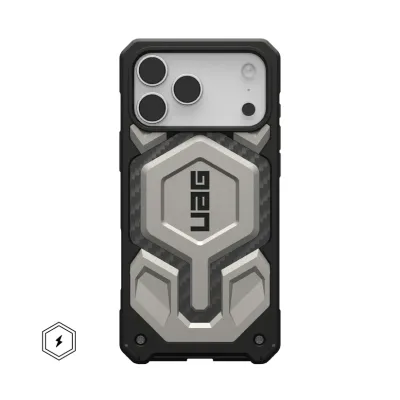 IPHONE 17 SERIES UAG IPHONE MONARCH PRO: MAGSAFE COMPATIBLE, RUGGED, SHOCKPROOF, PREMIUM PROTECTIVE COVER TITANIUM GREY