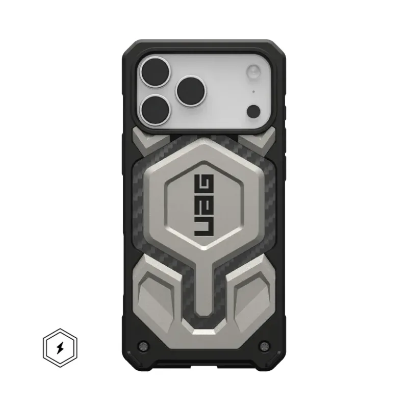 IPHONE 17 SERIES UAG IPHONE MONARCH PRO: MAGSAFE COMPATIBLE, RUGGED, SHOCKPROOF, PREMIUM PROTECTIVE COVER TITANIUM GREY