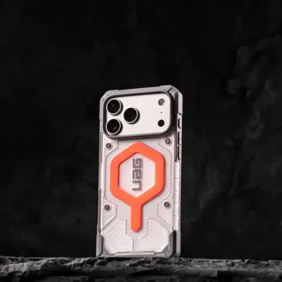 iPhone 17 Series Uag Magsafe pathfinder Armor Lightweight Slim Case For Iphone Military Drop Tested  Transparent Orange — alternate view