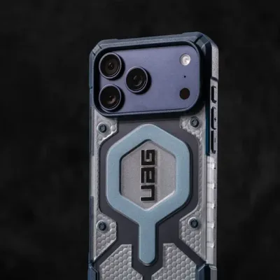 iPhone 17 Series Uag Magsafe pathfinder Armor Lightweight Slim Case For Iphone Military Drop Tested  Transparent Sky Blue — alternate view