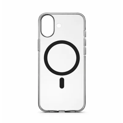 iPhone 17 Series Crystal Clear Green Transparent Case With Built-In Magnetic Ring & Capacitive Camera Control Button Hard PC Back Slim Protective Cover Clear Green