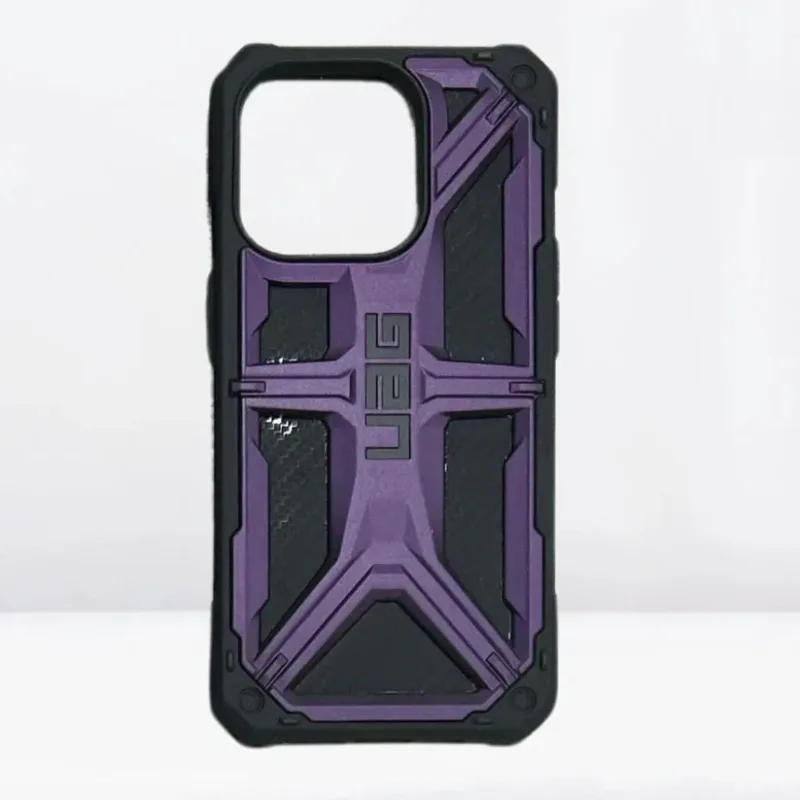 iPhone 14 Series Uag Monarch Armor Series Lightweight Slim Case Kevlar Series Purple