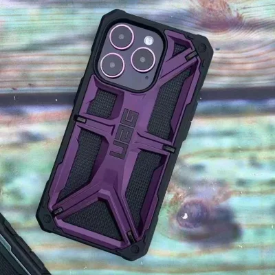 iPhone 14 Series Uag Monarch Armor Series Lightweight Slim Case Kevlar Series Purple — alternate view